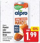 Mandel oder Kokosnuss-Drink von Alpro im aktuellen E center Prospekt