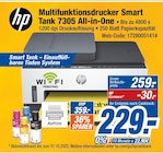 Multifunktionsdrucker Smart Tank 7305 All-in-One im Angebot bei expert in Wetzlar Multifunktionsdrucker Smart Tank 7305 All-in-One Angebote von HP bei expert Wetzlar für 229,00 €