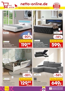 Ecksofa im Netto Marken-Discount Prospekt "Aktuelle Angebote" mit 70 Seiten (Hamburg)