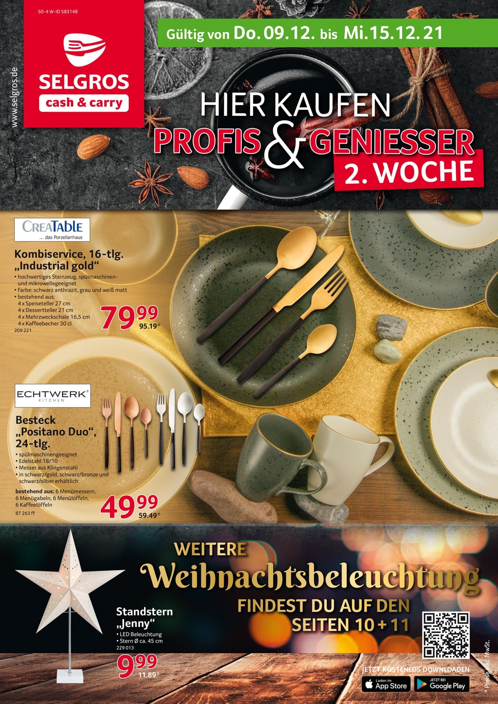 Selgros Prospekt für Karlstadt mit 32 Seiten Selgros Prospekt für Karlstadt: "Nonfood", 32 Seiten, 09.12.2021 - 15.12.2021