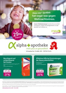 mea - meine apotheke Prospekt "Unsere Dezember-Angebote" mit  Seiten (Fürth)