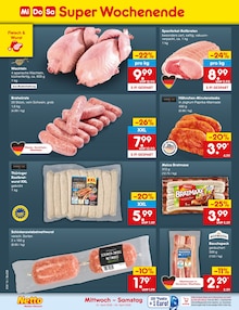 Bratwurst im Netto Marken-Discount Prospekt "Aktuelle Angebote" mit 65 Seiten (Oberhausen)