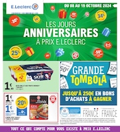 Prospectus E.Leclerc à Leiterswiller, "Tout ce qui compte pour vous existe à prix E.Leclerc", 82 pages de promos valables du 08/10/2024 au 19/10/2024