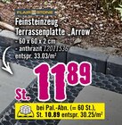 Feinsteinzeug Terrassenplatte „Arrow“ Angebote bei Hornbach Göppingen für 10,89 €