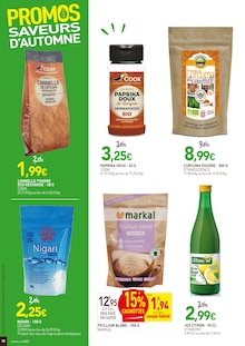 Promotion Spiruline Bio dans le prospectus NaturéO, valable du 29/10/2025 au 23/11/2025 Promo Spiruline Bio dans le catalogue NaturéO du moment à la page 10