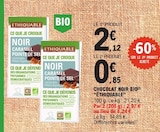 Promo Chocolat Noir bio à 0,85 € dans le catalogue E.Leclerc à Ehnwihr