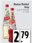 Sirup Holunderblüte Angebote von Mautner Markhof bei E xpress Kaufbeuren für 2,79 €