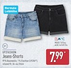 Jeans-Shorts von UP2FASHION für 7,99 € bei ALDI Nord im Angebot Jeans-Shorts von UP2FASHION im aktuellen ALDI Nord Prospekt