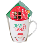 Mug de Noël avec chocolats en promo chez Action Calais à 2,19 €