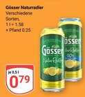 Naturradler im Angebot bei GLOBUS in Gotha Naturradler Angebote von Gösser bei GLOBUS Gotha für 0,79 €