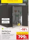 Gerätehaus Luzern Pro im Angebot bei Netto Marken-Discount in Warendorf Gerätehaus Luzern Pro Angebote von Juskys bei Netto Marken-Discount Warendorf für 799,00 €