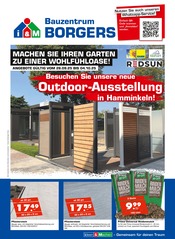 Aktueller Bauzentrum Borgers Prospekt mit Garten, "MACHEN SIE IHREN GARTEN ZU EINER WOHLFÜHLOASE!", Seite 1