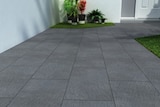 Carrelage de sol extérieur "lavagna" en promo chez Brico Dépôt Créteil à 18,99 €