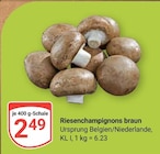 Aktuelle Champignons Angebote bei GLOBUS in Duisburg Aktuelles Riesenchampignons braun Angebot bei GLOBUS in Duisburg ab 2,49 €