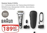 Aktuelle Rasierer Angebote bei GLOBUS in Krefeld Aktuelles Rasierer Series 9 9325s Angebot bei GLOBUS in Krefeld ab 189,00 €