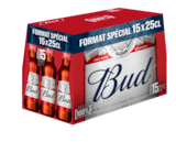 Bière "Format spécial" - BUD en promo chez Carrefour Cergy à 10,20 €