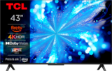 TV LED 43" / 108CM
TCL 43PF650 - TCL - Auchan Hypermarché à Montrouge TV LED 43" / 108CM
TCL 43PF650 - TCL en promo chez Auchan Hypermarché Montrouge à 279,00 €