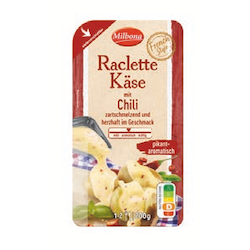 Raclette Käse mit Chili