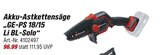 Akku-Astkettensäge „GE-PS 18/15 Li BL-Solo“ im Angebot bei toom Baumarkt in Gronau Akku-Astkettensäge „GE-PS 18/15 Li BL-Solo“ Angebote von Einhell bei toom Baumarkt Gronau für 96,99 €