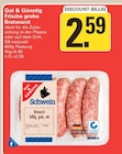 Frische grobe Bratwurst Angebote von Gut & Günstig bei WEZ Bad Oeynhausen für 2,59 €