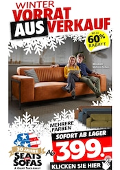 Aktueller Seats and Sofas Prospekt mit Fernsehsessel, "WINTERVORRAT AUSVERKAUF", Seite 1