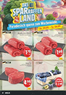 Rindfleisch im aktuellen EDEKA Prospekt (Essen) Rindfleisch im EDEKA Prospekt "Aktuelle Angebote" mit 24 Seiten (Essen)