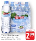 Mineralwasser Angebote von Vitrex bei EDEKA Schwäbisch Hall für 2,99 €