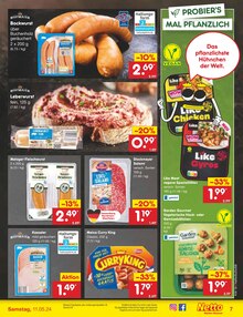 Wurst im Netto Marken-Discount Prospekt "Aktuelle Angebote" mit 55 Seiten (Solingen (Klingenstadt))