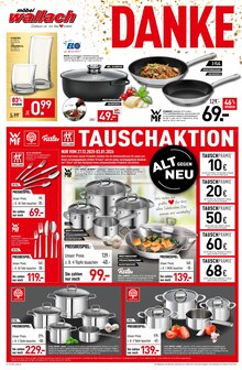 Waschmaschine im Möbel Wallach Prospekt "WIR SAGEN DANKE FÜR IHRE TREUE" mit 8 Seiten (Laatzen)