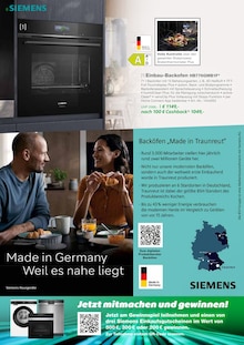 Backofen im aktuellen EP: Prospekt (Leipzig) Backofen im EP: Prospekt "SIEMENS - Hausgeräte, die all Ihre Wünsche erfüllen!" mit 12 Seiten (Leipzig)