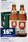 Münchner Hell o. Alkoholfrei Angebote von Spaten bei Getränkewelt Meerbusch für 16,99 €