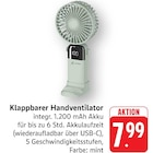 Klappbarer Handventilator im Angebot bei E center in Offenburg Klappbarer Handventilator Angebote bei E center Offenburg für 7,99 €
