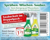 Reiniger Spülflasche Angebote von Frosch bei GLOBUS Salzgitter für 1,79 €