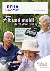Blutdruckmessgerät im REHA aktiv 2000 GmbH Prospekt in Jena Aktueller REHA aktiv 2000 GmbH Prospekt mit Blutdruckmessgerät, "Fit und mobil durch den Frühling", Seite 1