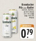 Aktuelle Krombacher Angebote bei E center in Brühl Aktuelles Pils oder Radler Angebot bei E center in Brühl ab 0,79 €
