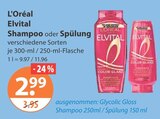 Elvital Shampoo oder Spülung von L'Oréal im aktuellen V-Markt Prospekt für 2,99 €