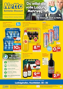 Cola im Netto Marken-Discount Prospekt "DER ORT, AN DEM DU IMMER AUSGEZEICHNETE PREISE FINDEST." mit 2 Seiten (Frankenthal (Pfalz))