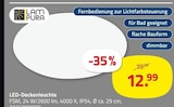 LED-Deckenleuchte von LAMPURA im aktuellen ROLLER Prospekt für 12,99 €