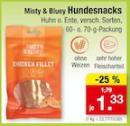 Hundesnacks Angebote von Misty & Bluey bei Zimmermann Delmenhorst für 1,33 €