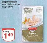 Schinken im Angebot bei GLOBUS in Oberhausen Schinken Angebote von Berger bei GLOBUS Oberhausen für 1,49 €