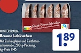 Braune Lebkuchen im Angebot bei ALDI SÜD in Aalen Braune Lebkuchen Angebote von Wintertraum bei ALDI SÜD Aalen für 1,89 €