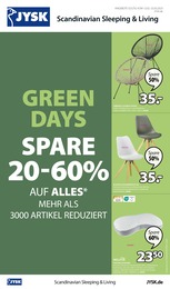 Möbel & Einrichtung Prospekt von JYSK Zehdenick JYSK Prospekt: "GREEN DAYS", 9 Seiten, 12.02.2023 - 25.03.2023