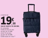 Valise souple 55 cm env. en promo chez E.Leclerc Reims à 19,90 €