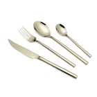 Ménagère 16 pièces champagne - CARREFOUR HOME en promo chez Carrefour Lormont à 19,99 €