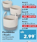 Flechtkorb Tivoli bei Kaufland im Reiser Prospekt für 2,99 €
