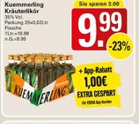 Kräuterlikör Angebote von Kuemmerling bei WEZ Bad Oeynhausen für 9,99 €