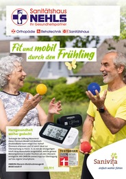 Aktueller Sanitätshaus Nehls GmbH Sanitätshäuser Prospekt für Hanau: Fit und mobil durch den Frühling mit 6} Seiten, 13.03.2024 - 31.05.2024