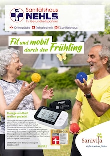 Sanitätshaus Nehls GmbH Prospekt Fit und mobil durch den Frühling mit  Seiten in Westerngrund und Umgebung