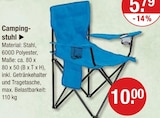 Campingstuhl im V-Markt Prospekt Campingstuhl von im aktuellen V-Markt Prospekt für 10,00 €