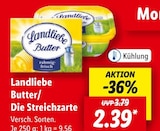 Butter/Die Streichzarte Angebote von Landliebe bei Lidl Wunstorf für 2,39 €